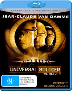 Universal Soldier 2 : The Return (Blu-Ray) New & Sealed - Region B - All Elite DVDs