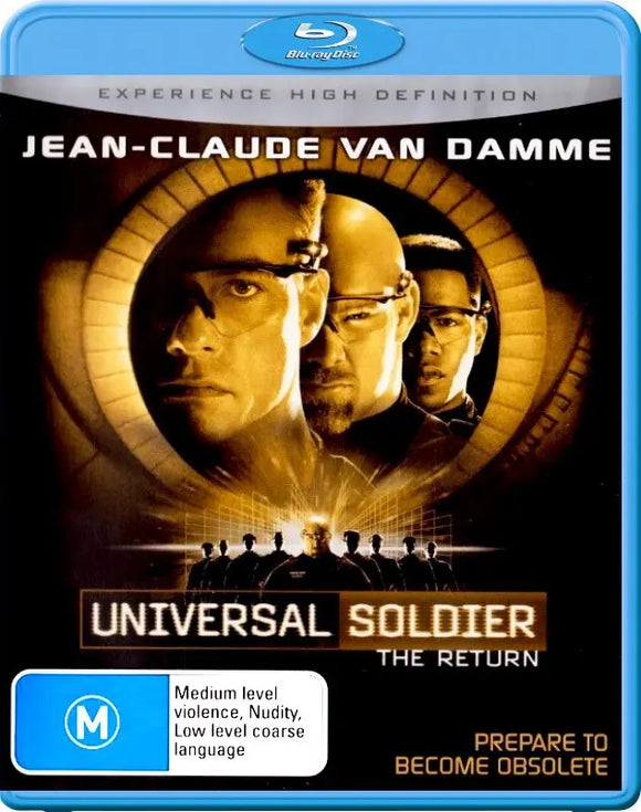 Universal Soldier 2 : The Return (Blu-Ray) New & Sealed - Region B - All Elite DVDs