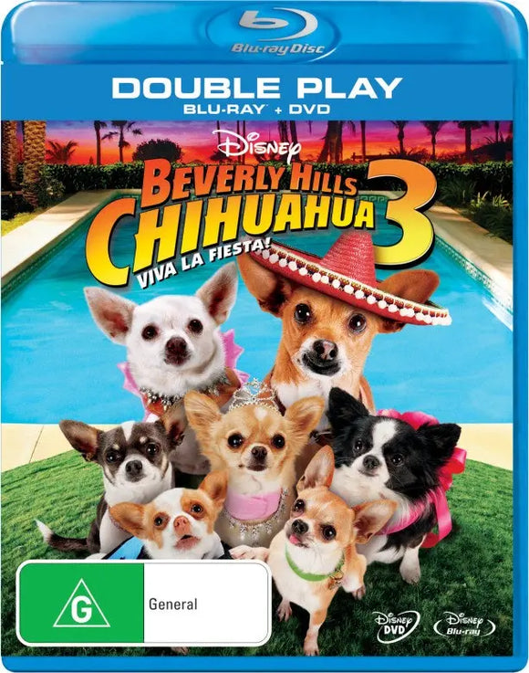 Beverly Hills Chihuahua 3 : Viva La Fiesta! (Blu-Ray) New & Sealed - Region B - All Elite DVDs