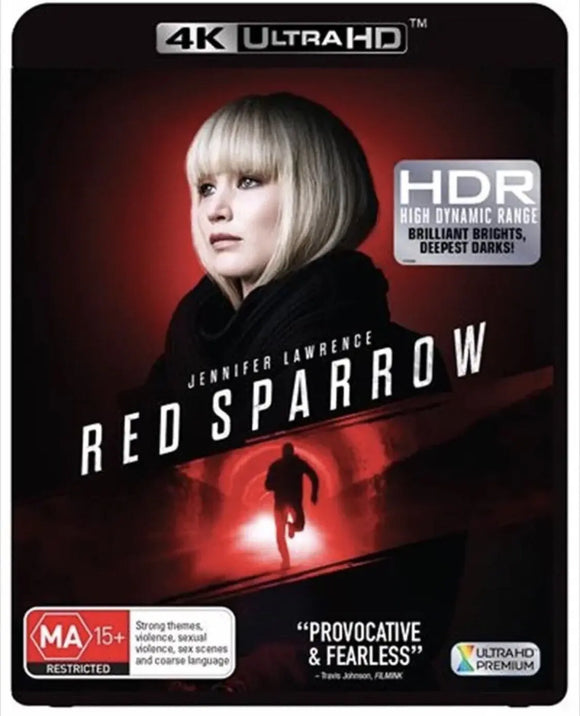 Red Sparrow (4K Ultra HD) Brand New & Sealed - All Elite DVDs