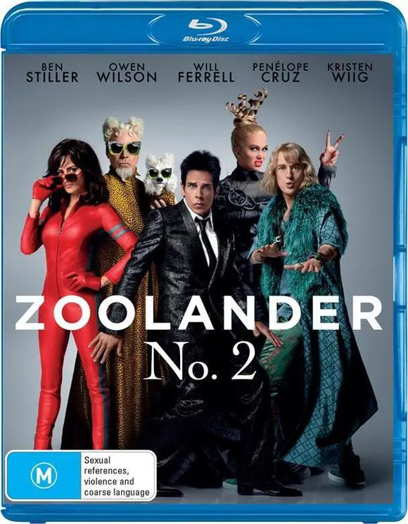 Zoolander No.2 (Blu-Ray) New & Sealed - Region B - All Elite DVDs
