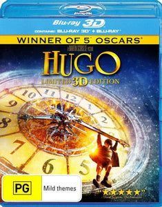 Hugo 3D Limited Edition (Blu-Ray) New & Sealed - Region B - All Elite DVDs