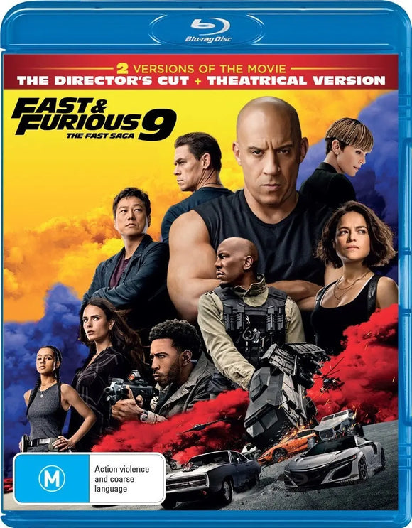 Fast & Furious 9 (Blu-Ray) New & Sealed - Region B - All Elite DVDs