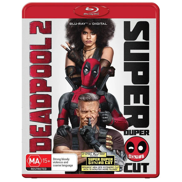 Deadpool 2 : Super Duper Cut (Blu-Ray) Brand New & Sealed - Region B - All Elite DVDs