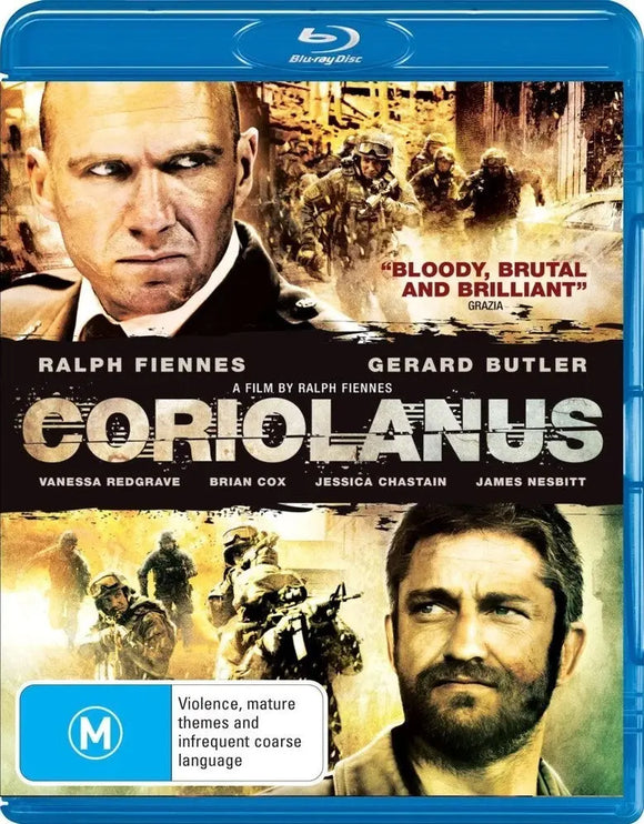 Coriolanus (Blu-Ray) New & Sealed - Region B - All Elite DVDs