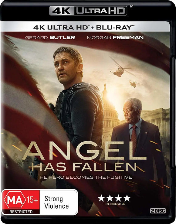Angel Has Fallen (4K-UHD + Blu-Ray) Brand New & Sealed - Region B - All Elite DVDs