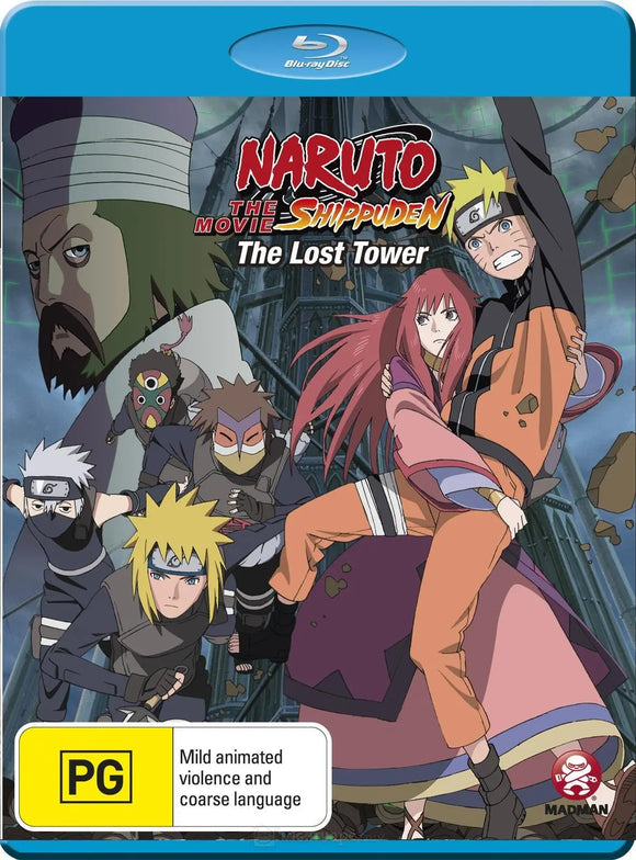 Naruto Shippuden: The Lost Tower (Blu-Ray) New & Sealed - Region B - All Elite DVDs