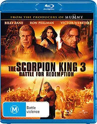 The Scorpion King 3 : Battle For Redemption (Blu-Ray) New & Sealed - Region B - All Elite DVDs