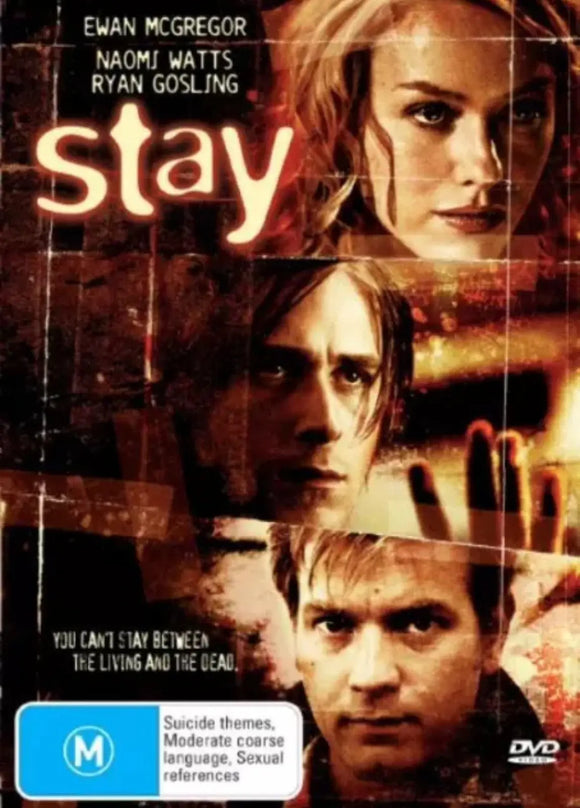 Stay (DVD) Brand New & Sealed - Region 4 - All Elite DVDs