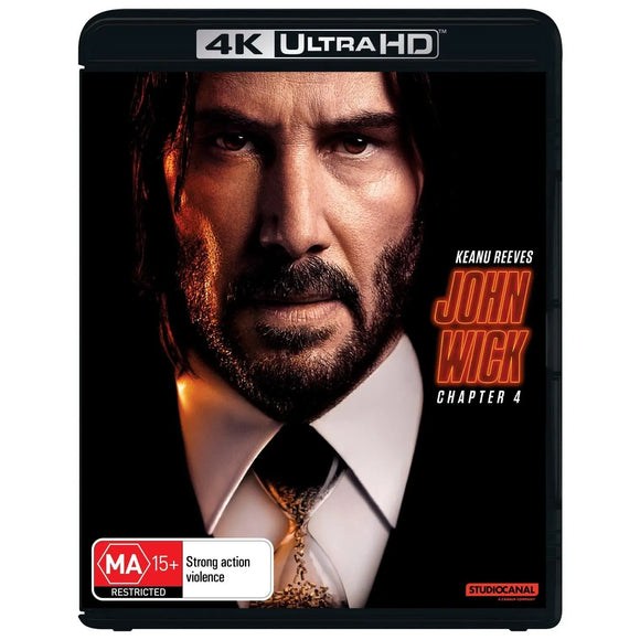 John Wick : Chapter 4(4K-UHD)New & Sealed - Region Free - All Elite DVDs