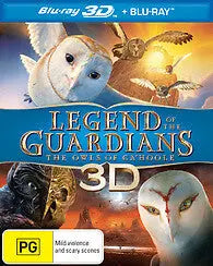 Legend Of The Guardians : The Owls Of Ga’Hooke 3D (Blu-Ray) New & Sealed - Reg B - All Elite DVDs