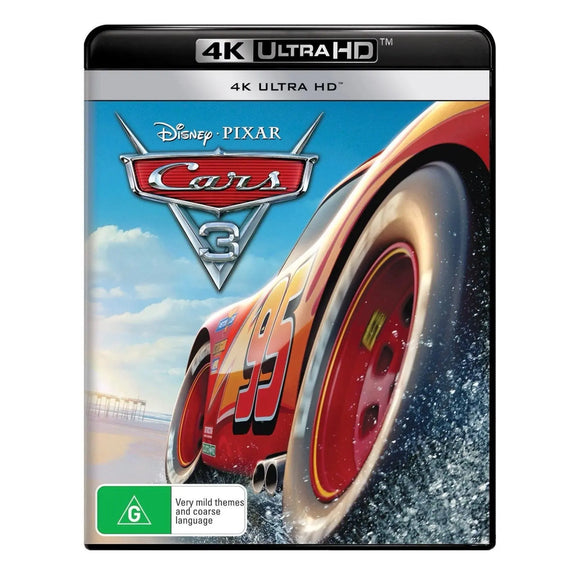 Cars 3 (4K UHD) Brand New & Sealed - Region Free - All Elite DVDs