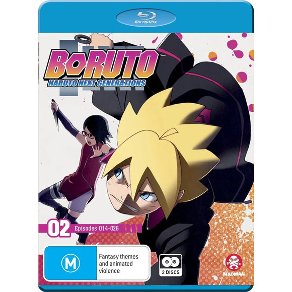 Boruto: Naruto Next Generations : Part 2 (Blu-Ray) Brand New & Sealed - Region B - All Elite DVDs