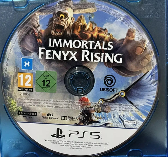 Immortals Fenyx Rising (PS5 Game) Mint Condition - No Case - All Elite DVDs