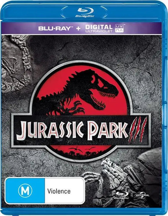 Jurassic Park III (Blu-Ray) New & Sealed - Region B - All Elite DVDs