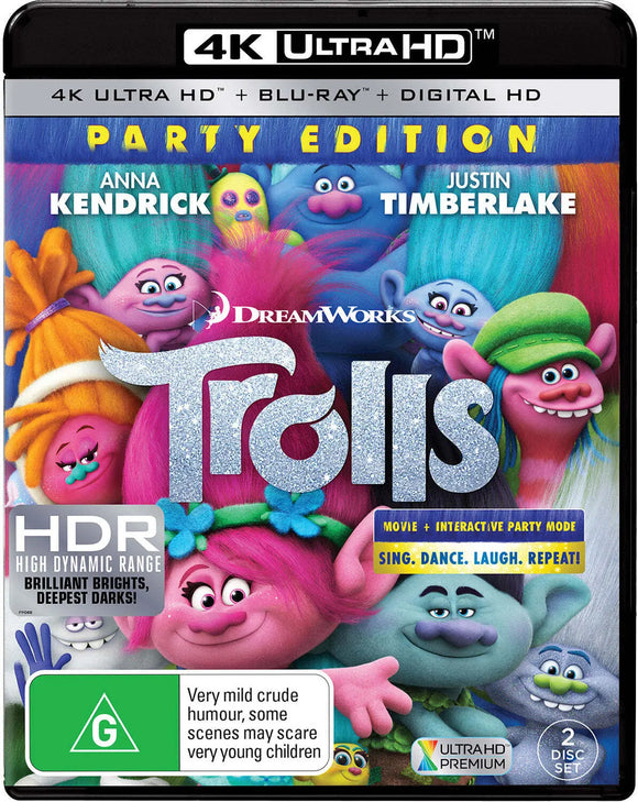 Trolls (4K UHD) New & Sealed New & Sealed - All Elite DVDs