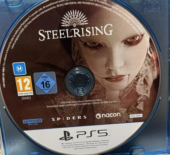 SteelRising (PS5 Game) Mint Condition - No Case - All Elite DVDs