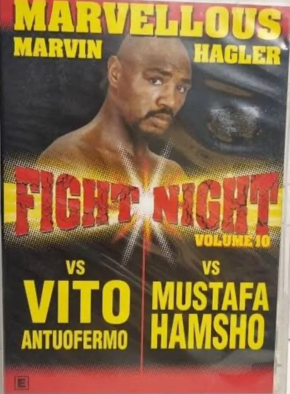 Marvelous Marvin Hagler : Fight Night Vol.10 (DVD) Brand New & Sealed - Region 4 - All Elite DVDs
