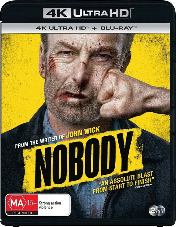 Nobody (4K-UHD/Blu-Ray)New & Sealed - Region Free - All Elite DVDs