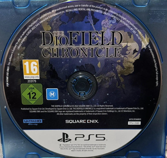 The Diofield Chronicle (PS5 Game) Mint Condition - No Case - All Elite DVDs