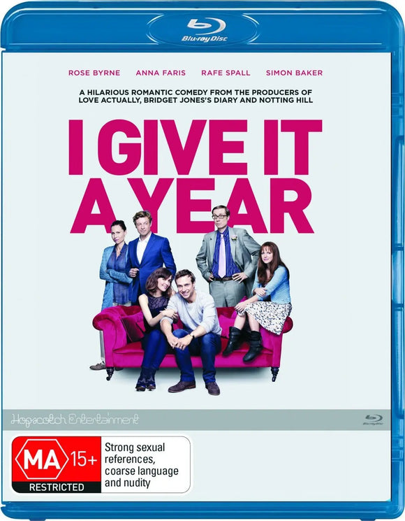 I Give It A Year (Blu-Ray) New & Sealed - Region B - All Elite DVDs
