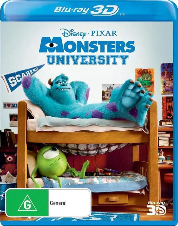 Monsters University 3D (Blu-Ray) New & Sealed - Region B - All Elite DVDs