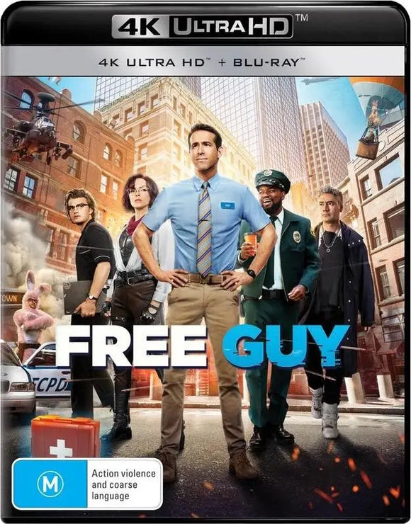 Free Guy (2-Disc Set)(4K-UHD/Blu-Ray)New & Sealed - Region Free - All Elite DVDs