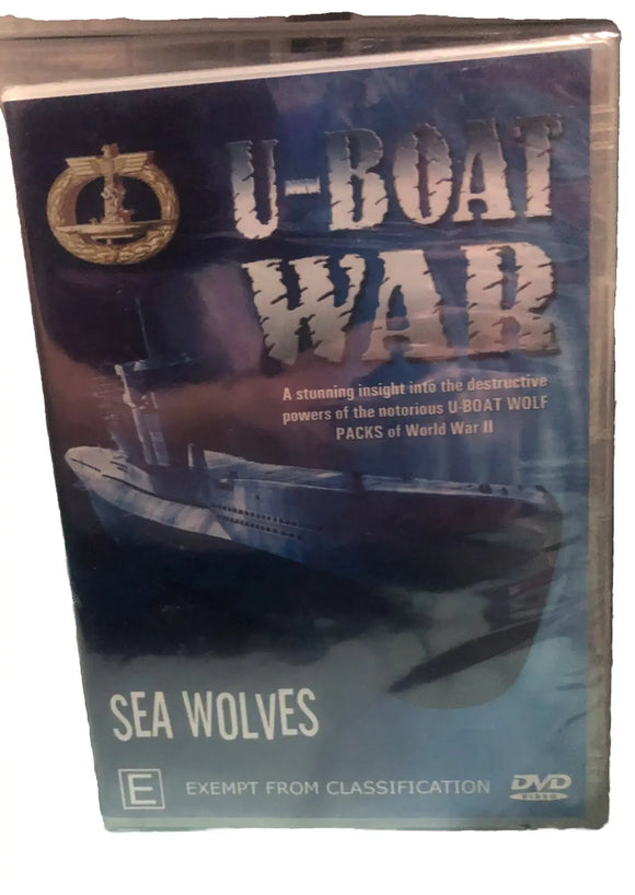 U-Boat War Sea Wolves (DVD) Brand New & Sealed - Region 4 - All Elite DVDs