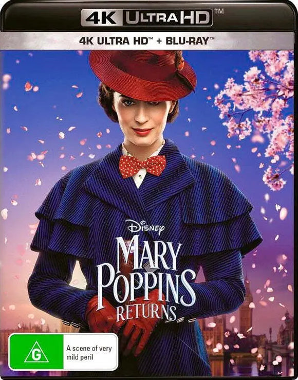 Mary Poppins (4K UHD + Blu-Ray) Brand New & Sealed - Region B - All Elite DVDs