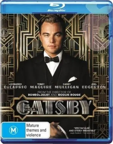 The Great Gatsby (Blu-Ray) New & Sealed - Region B - All Elite DVDs