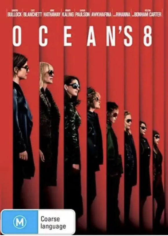 Ocean's 8 (DVD) Brand New & Sealed - Region 4 - All Elite DVDs