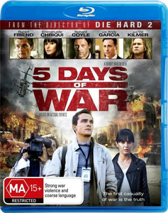 5 Days Of War (Blu-Ray) New & Sealed - Region B - All Elite DVDs