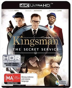 Kingsman - The Secret Service (4K-UHD) Brand New & Sealed - All Elite DVDs