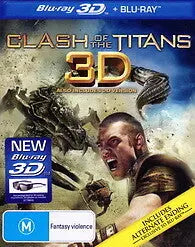Clash Of The Titans 3D (Blu-Ray) New & Sealed - Region B - All Elite DVDs