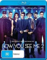 Now You See Me 2 (Blu-Ray) New & Sealed - Region B - All Elite DVDs