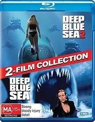 Deep Blue Sea & Deep Blue Sea 2 (Blu-Ray) New & Sealed - Reg B - All Elite DVDs