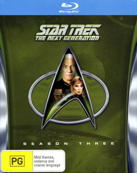 Star Trek: The Next Generation - Season 3 (Blu-Ray) New & Sealed - Region B - All Elite DVDs