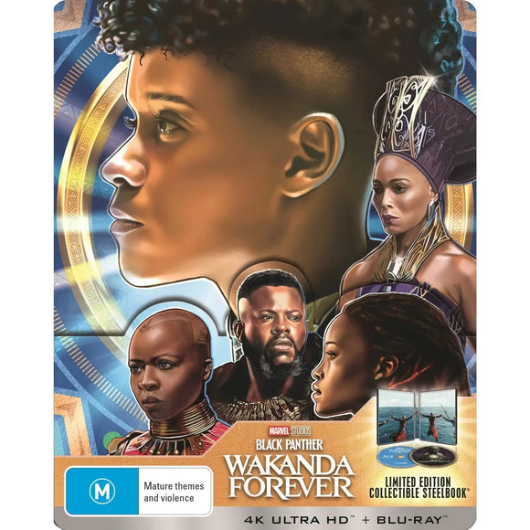 Black Panther - Wakanda Forever (4k UHD steelbook ) New & Sealed - Region B - All Elite DVDs