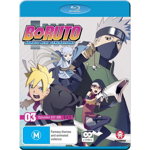 Boruto: Naruto Next Generations - Part 3 (Blu-Ray) Brand New & Sealed - Region B - All Elite DVDs