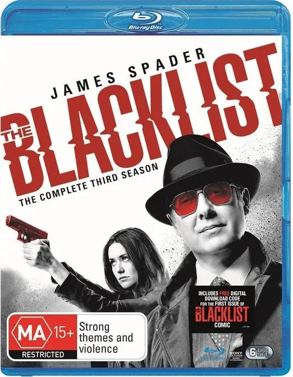The Blacklist - Season 3 (Blu-Ray) New & Sealed - Region B - All Elite DVDs