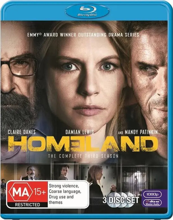 Homeland - Season 3 (Blu-Ray) New & Sealed - Region B - All Elite DVDs