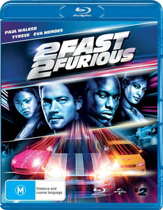 Fast & Furious 2 - 2 Fast 2 Furious (Blu-Ray) New & Sealed - Region B - All Elite DVDs