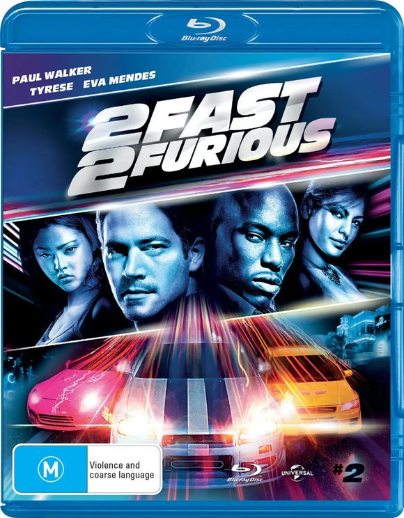 Fast & Furious 2 - 2 Fast 2 Furious (Blu-Ray) New & Sealed - Region B - All Elite DVDs