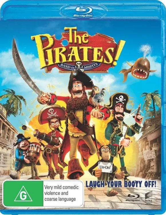 The Pirates! (Blu-Ray) New & Sealed - Region B - All Elite DVDs