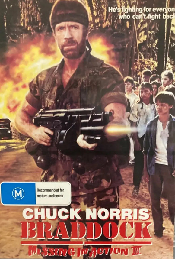 Braddock: Missing In Action III (DVD) Brand New & Sealed - Region 4 - All Elite DVDs