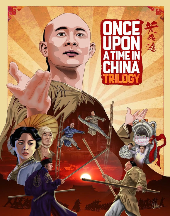 Once Upon A Time In China Trilogy (Blu-Ray) New & Sealed - Region B - All Elite DVDs