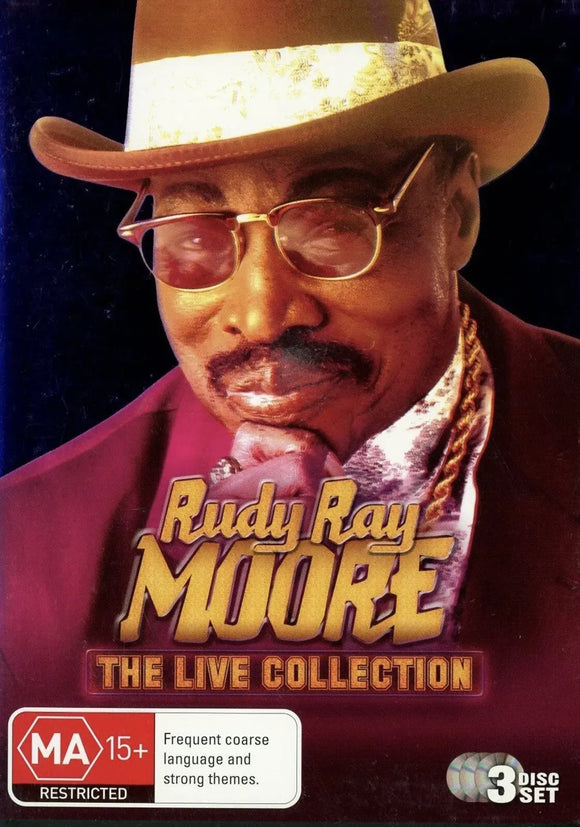 Rudy Ray Moore: The Live Collection (DVD) Brand New & Sealed - Region 4 - All Elite DVDs