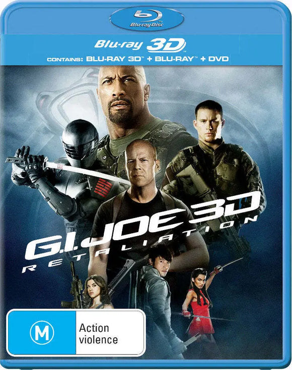 G.I Joe - Retaliation 3D (Blu-Ray) New & Sealed - Region B - All Elite DVDs
