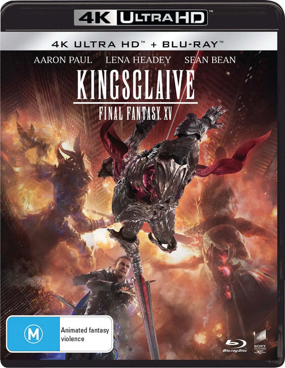 Kingsglaive: Final Fantasy XV (4K-UHD + Blu-Ray) Brand New & Sealed - Region B - All Elite DVDs