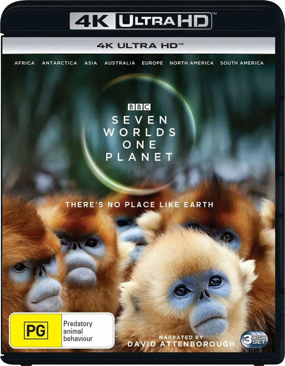 Seven Worlds : One Planet(4K-UHD)New & Sealed - Region Free - All Elite DVDs